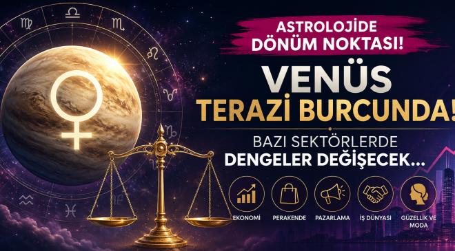 Venüs Terazi Burcuna Geçiyor! Aşk, Para ve Bazı Sektörlerde Yeni Dönem Başlıyor