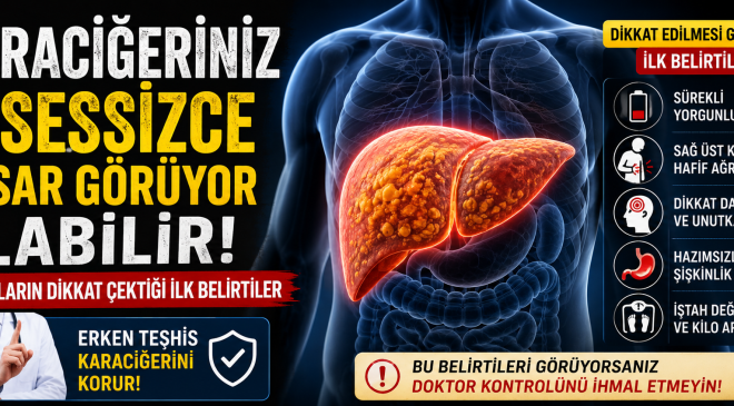 Karaciğeriniz Sessizce Hasar Görüyor Olabilir! Uzmanların Dikkat Çektiği Belirtiler