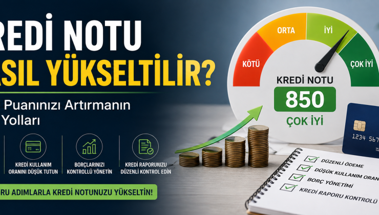 Kredi Notu Nasıl Yükseltilir? Bankaların Değerlendirdiği En Önemli Kriterler
