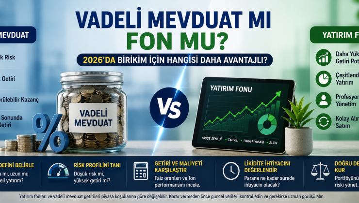 Parasını Değerlendirmek İsteyenler Dikkat! Vadeli Mevduat mı, Fon mu Daha Mantıklı?